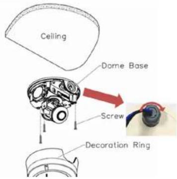 Speco Technologies O2D3 - Ceiling mount - 1