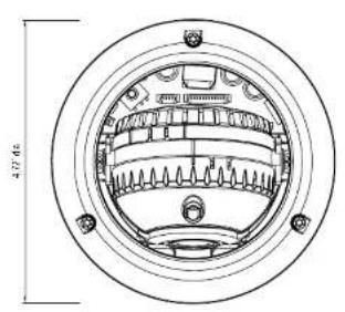Speco Technologies HTINT60K - CAMERA DIMENSION - 1