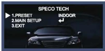 Speco Technologies Intensifier T HTB11TM - Menu Set Up - 1