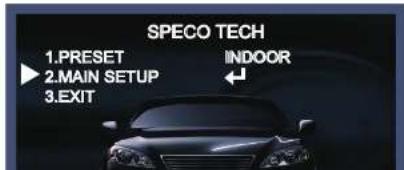 Speco Technologies Intensifier T HTB11TM - Menu Set Up - 2