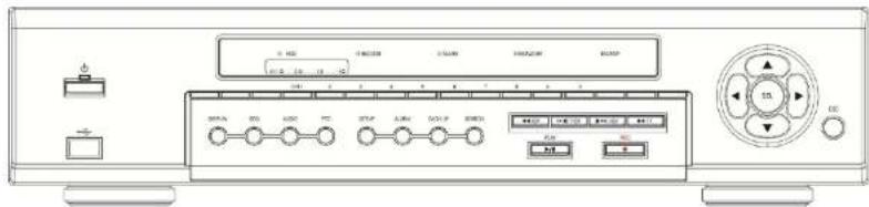 Speco Technologies DVR82HD - 3-1. Front Panel - 1