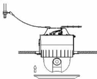 Speco Technologies OPTZ36XI - Installation using Ceiling Mount Type - 9