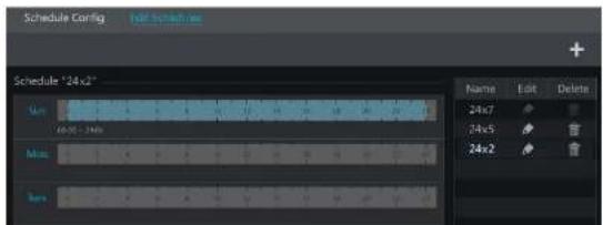 Speco Technologies H6HRL - Add Schedule - 1