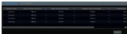 Speco Technologies H6HRL - Record Schedule Conguraon - 1