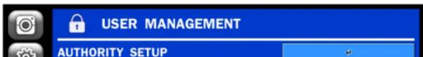 Speco Technologies ZIPL4D1 - 4-7. Setup - USER MANAGEMENT Mode - 1