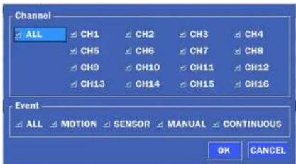 Speco Technologies ZIPL4D1 - 5-3-3. Event Search - 2
