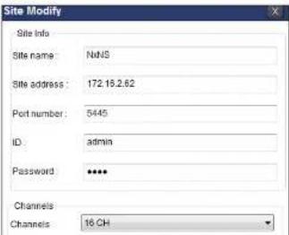 Speco Technologies ZIPL4D1 - 7-8-1-2. Deleting a Site - 2