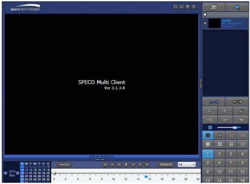 Speco Technologies D8WHU - 7-5-1. Main User Interface - 1