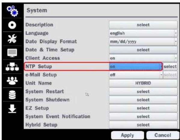 Speco Technologies D8WHU - 2-3. Setting NTP (Network Time Protocol) - 1
