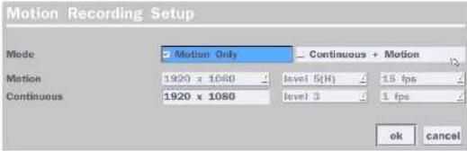 Speco Technologies D8WHU - 4-3. Setup - RECORD Mode - 2