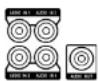 Speco Technologies D8WCSM500 - Audio In/Out - 1