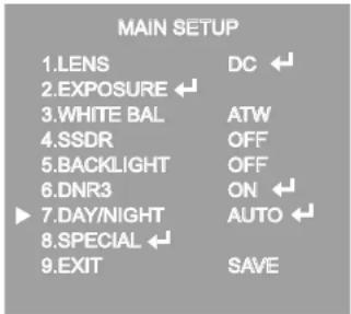 Speco Technologies HT5200BPVFG - ● Day/Night Setting - 1