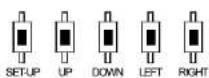 Speco Technologies HT5200BPVFG - OSD Control Button - 2