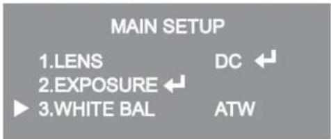 Speco Technologies OB1 - 6-6. White Balance (White Bal) Setting - 1