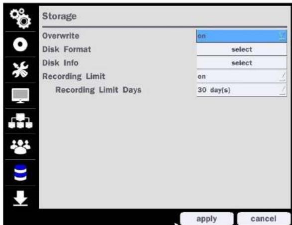 Speco Technologies ZIPT84D2 - 4-8. Setup - Storage Mode - 1