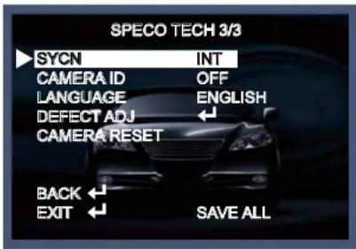 Speco Technologies WDRB11H - Menu Set Up (SPECO TECH 3/3) - 1