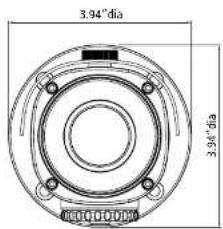 Speco Technologies WDRB11H - CAMERA DIMENSION - 1