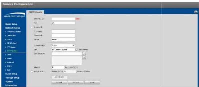 Speco Technologies O2PH2 - SMTP (Email) - 1