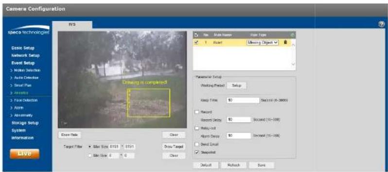 Speco Technologies O2PH2 - Missing Object - 1