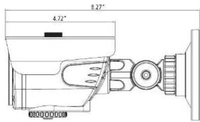 Speco Technologies HT670H - CAMERA DIMENSION - 2