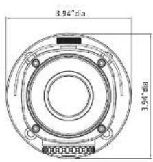 Speco Technologies HT670H - CAMERA DIMENSION - 1