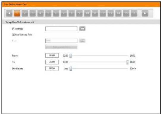 Costar CR1600PC - User Define Alarm Out - 1