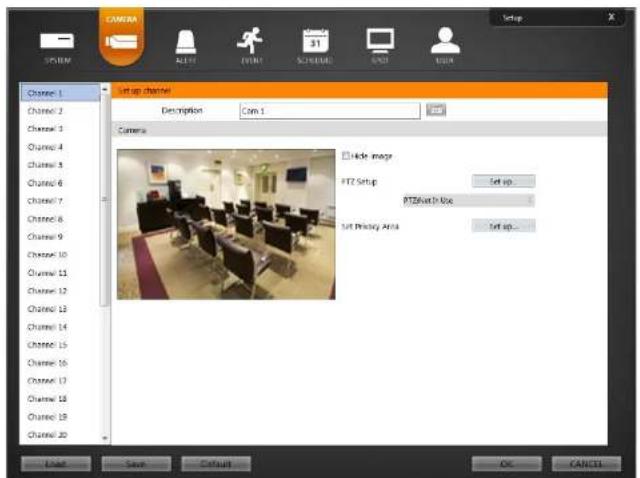 Costar CR1600PC - Setting Up the Camera - 1