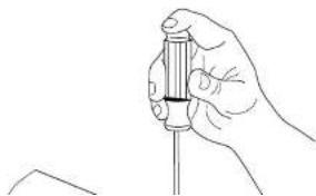 U-Line UHRE115-IS01A - Remove top hinge and door: - 1