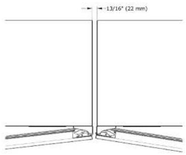 U-Line UHBV515-SG01A - Hinge-by-Hinge Installation (Mullion) - 1