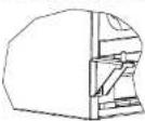 U-Line UACR115-BS01A - Install bottom hinge: - 1