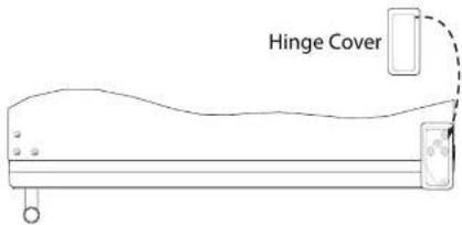 U-Line UACR115-BS01A - To install hinge cover: - 1