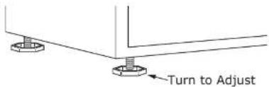 U-Line UHBV515-SG41A - LEVELING INFORMATION - 2