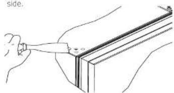 U-Line UHWC124-IS01A - Remove arrow clips: - 1