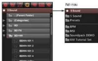 MOTU BPM 1.5 - Navigating the browser - 1