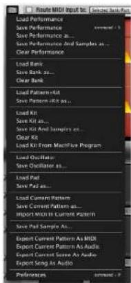 MOTU BPM 1.5 - FILE MENU - 1