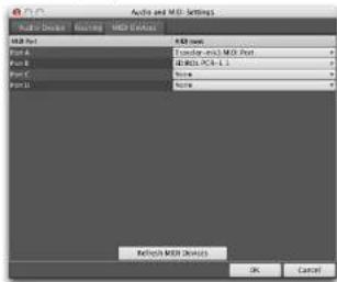 MOTU BPM 1.5 - MIDI DEVICES TAB - 1