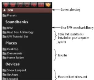 MOTU BPM 1.5 - The User tab - 1