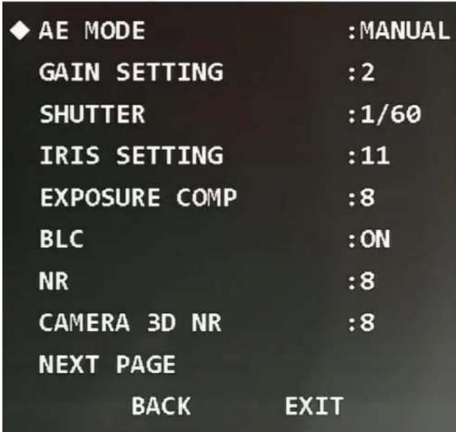 Dahua Technology SD52C232-HC-LA - Setting Exposure - 1