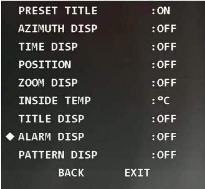 Dahua Technology SD52C232-HC-LA - Setting Alarm Display - 1
