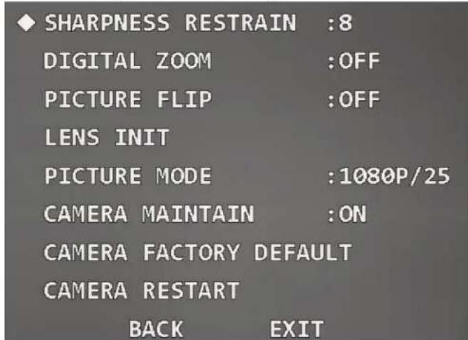 Dahua Technology SD52C232-HC-LA - Setting Sharpness - 2