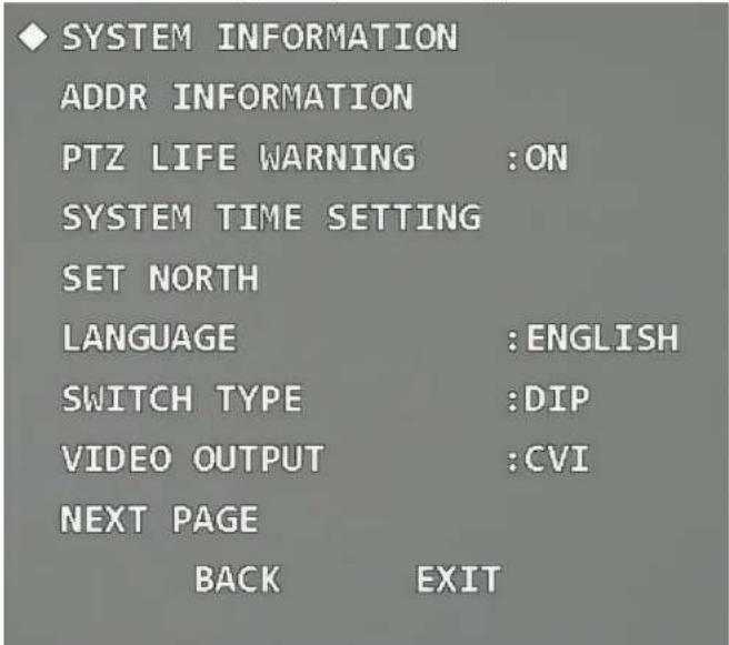 Dahua Technology SD52C232-HC-LA - System Settings - 2