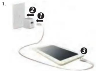 Pyle PTBKD10BL.5 - Warnings for charging: - 1