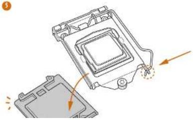 ASROCK DeskMini GTX B360 - Installing the CPU - 6