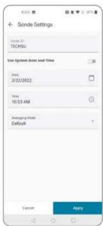 YSI EXO1 ProDSS - Instrument Settings - 4