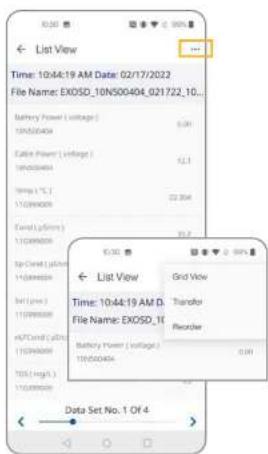 YSI EXO1 ProDSS - Manage Recorded Data - 1