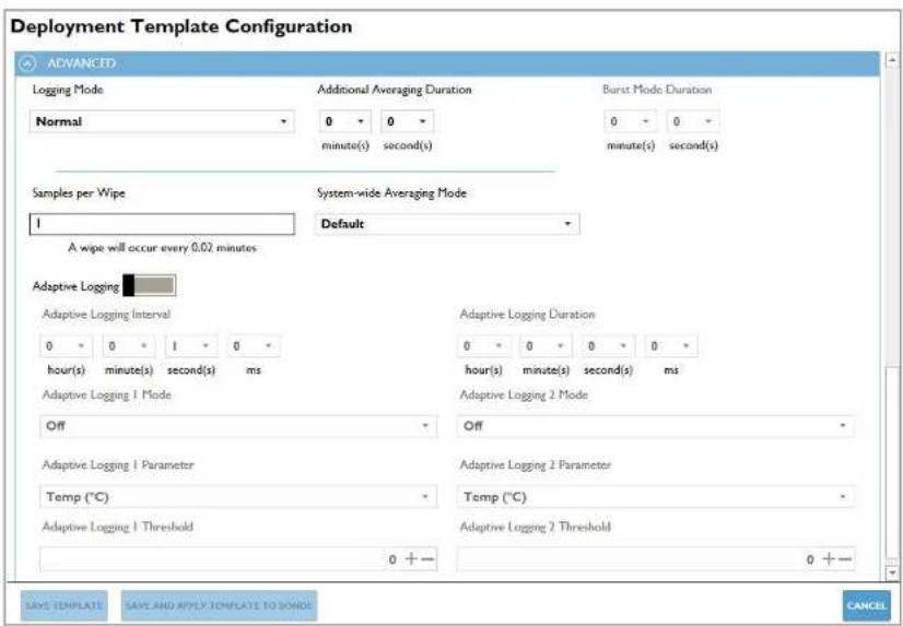 YSI EXO1 ProDSS - Create Template from Sonde - 3