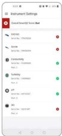 YSI EXO1 ProDSS - Kor Mobile Instrument Settings - 1