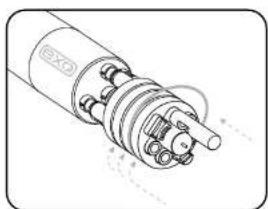 YSI EXO1 ProDSS - DO NOT tighten the set screw yet. - 2