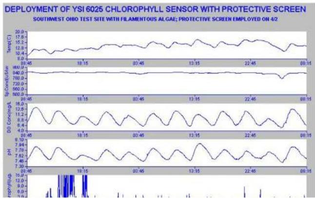 YSI 6161-AF - What is the YSI 6025 chlorophyll probe designed to measure? - 3
