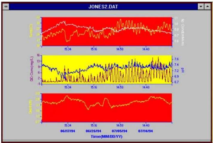 YSI 6161-AF - Graph the Data and Adjust the Graphs to Your Liking - 1